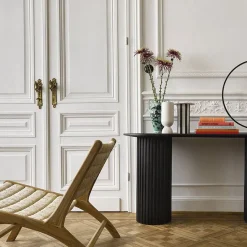 Abaca/ Teak Lounge Chair