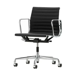 Aluminium EA 117 - Cuir noir L50 (Outlet)