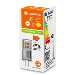 Ampoule LED capsule GY4 2W Equivalence Halo 20W 2700K Dimmable