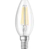 Ampoule LED Flamme claire E14 3.4W Equivalence Halo 40W 2700K Dimmable