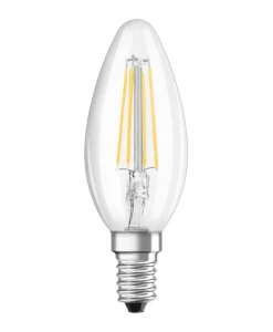 Ampoule LED Flamme claire E14 3.4W Equivalence Halo 40W 2700K Dimmable