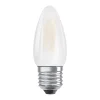 Ampoule LED Flamme E27 dépoli 4.8W Equivalence Halo 40W 2700K Dimmable