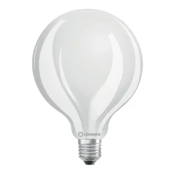 Ampoule LED Globe95 E27 dépoli 12W Equivalence Halo 100W 2700K Dimmable