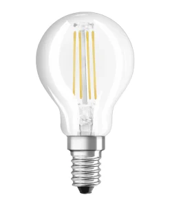 Ampoule LED Sphérique Claire E14 4W Equivalence Halo 40W 2700K Dimmable