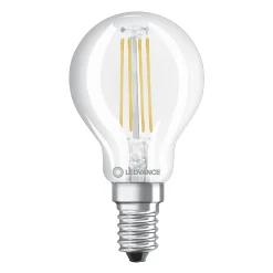 Ampoule LED Sphérique E14 clair 4.8W Equivalence Halo 40W 2700K Dimmable