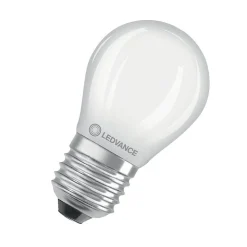 Ampoule LED sphérique E27 dépolie 2.8W Equivalence Halo 25W 2700K Dimmable