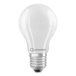 Ampoule LED standard E27 dépolie 4.8W Equivalence Halo 40W 2700K Dimmable