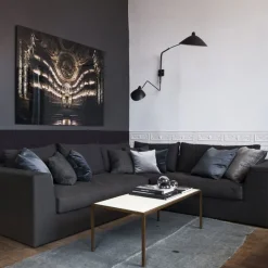 Applique 2 bras pivotant dont un courbé