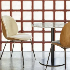 Beetle Dining Chair - 3D Veneer - Front Upholstered