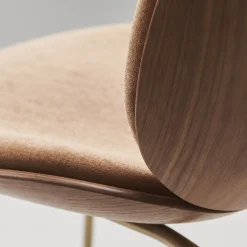 Beetle Dining Chair - 3D Veneer - Front Upholstered