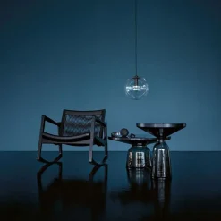 Bell Side Table Métal Noir