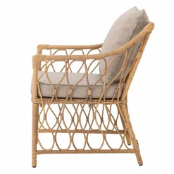 Belluce - Chaise lounge avec Tabouret