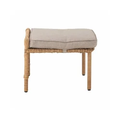 Belluce - Chaise lounge avec Tabouret
