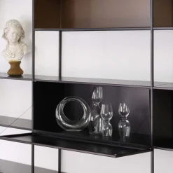 Bibliothèque Simple Noire Easy Irony