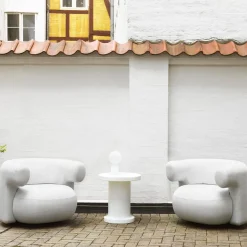 Burra - Lounge chair Outdoor - With Return