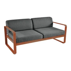 Canapé 2 places Bellevie - Gris graphite