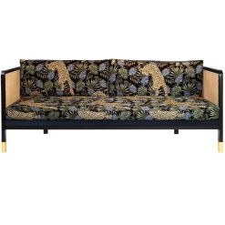 Canapé Cannage 210 Bois Noir