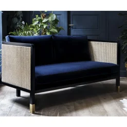 Canapé Cannage 210 Bois Noir