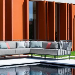 Cannolé Canapé d'angle 5 places