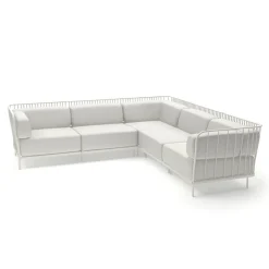 Cannolé Canapé d'angle 5 places