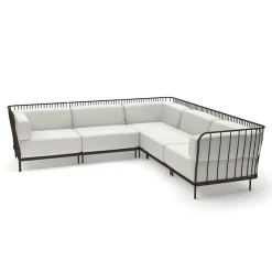 Cannolé Canapé d'angle 5 places