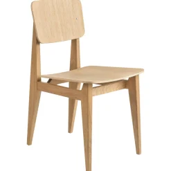 C-chair bois vernis