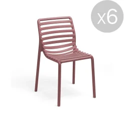 Chaise Bistrot Doga - Lot de 6