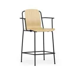 Chaise de bar avec accoudoirs Studio