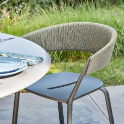 Chaise Tissée Ria - Lot de 4