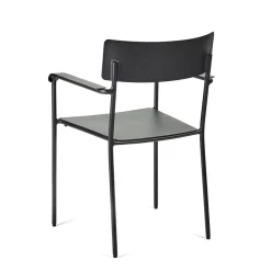 Chaises avec accoudoirs August - Lot de 2
