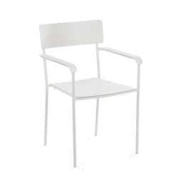 Chaises avec accoudoirs August - Lot de 2