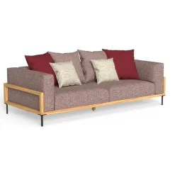 CleoSoft/ wood canapé 3 places
