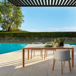 CleoSoft/ Wood table à manger 220x100