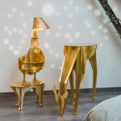 Console biche Diane capsule Gold