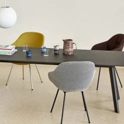 Copenhague table CPH30 - Pied chêne noir- 300x120