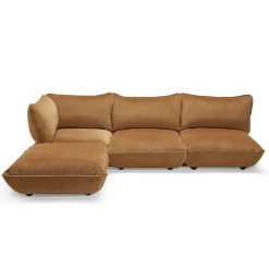 Corner sofa Sumo - Velvet recyclé