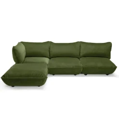 Corner sofa Sumo - Velvet recyclé