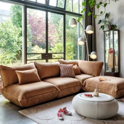 Corner sofa Sumo - Velvet recyclé