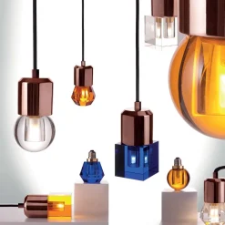 Crystaled suspension ronde