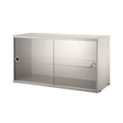 Display Cabinet With Sliding Glass Doors