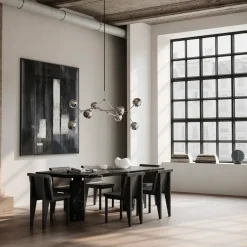 Drop chandelier globe