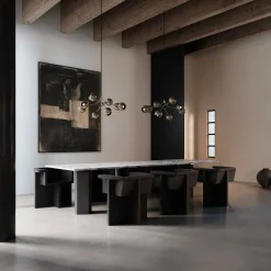 Drop chandelier globe