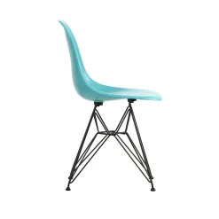 Eames Fiberglass Side Chair DSR Turquoise - Édition limitée (Outlet)