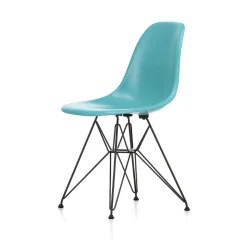 Eames Fiberglass Side Chair DSR Turquoise - Édition limitée (Outlet)
