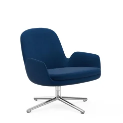 Era lounge chair low swivel tissu Aquarius