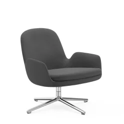 Era lounge chair low swivel tissu Aquarius
