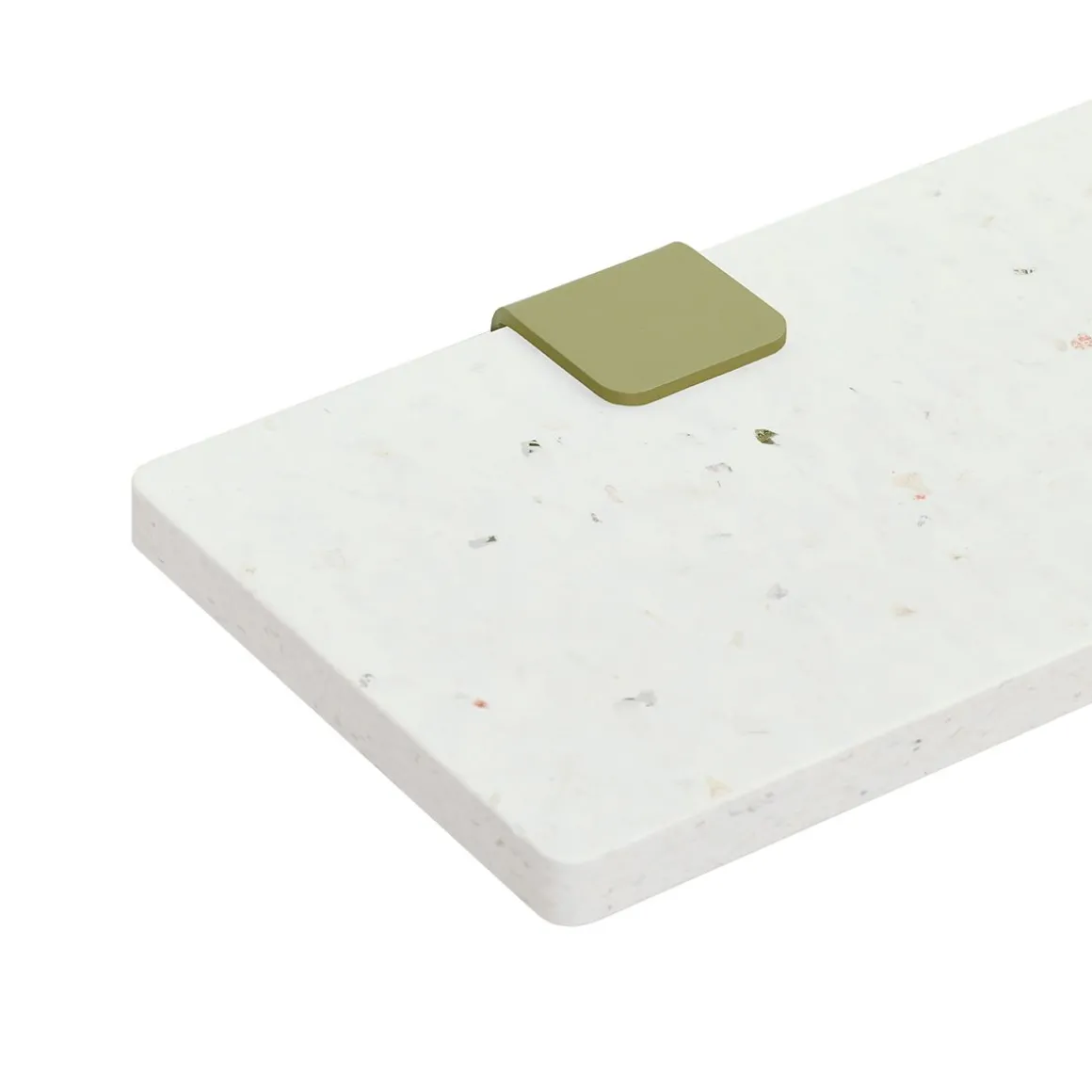 Etagère murale en plastique recyclé blanc Venezia