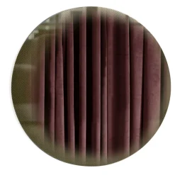 Fading - miroir rond doré Ø103cm