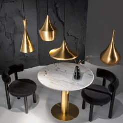 Fat Chaise de salle à manger - Pieds bois