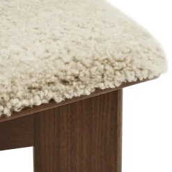 Fauteuil Chisel rembourré - Peau de Mouton